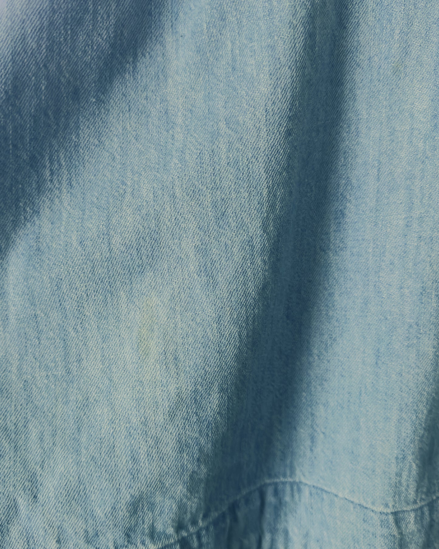 Puff-Sleeve Jean Poet Swing Dress (M)