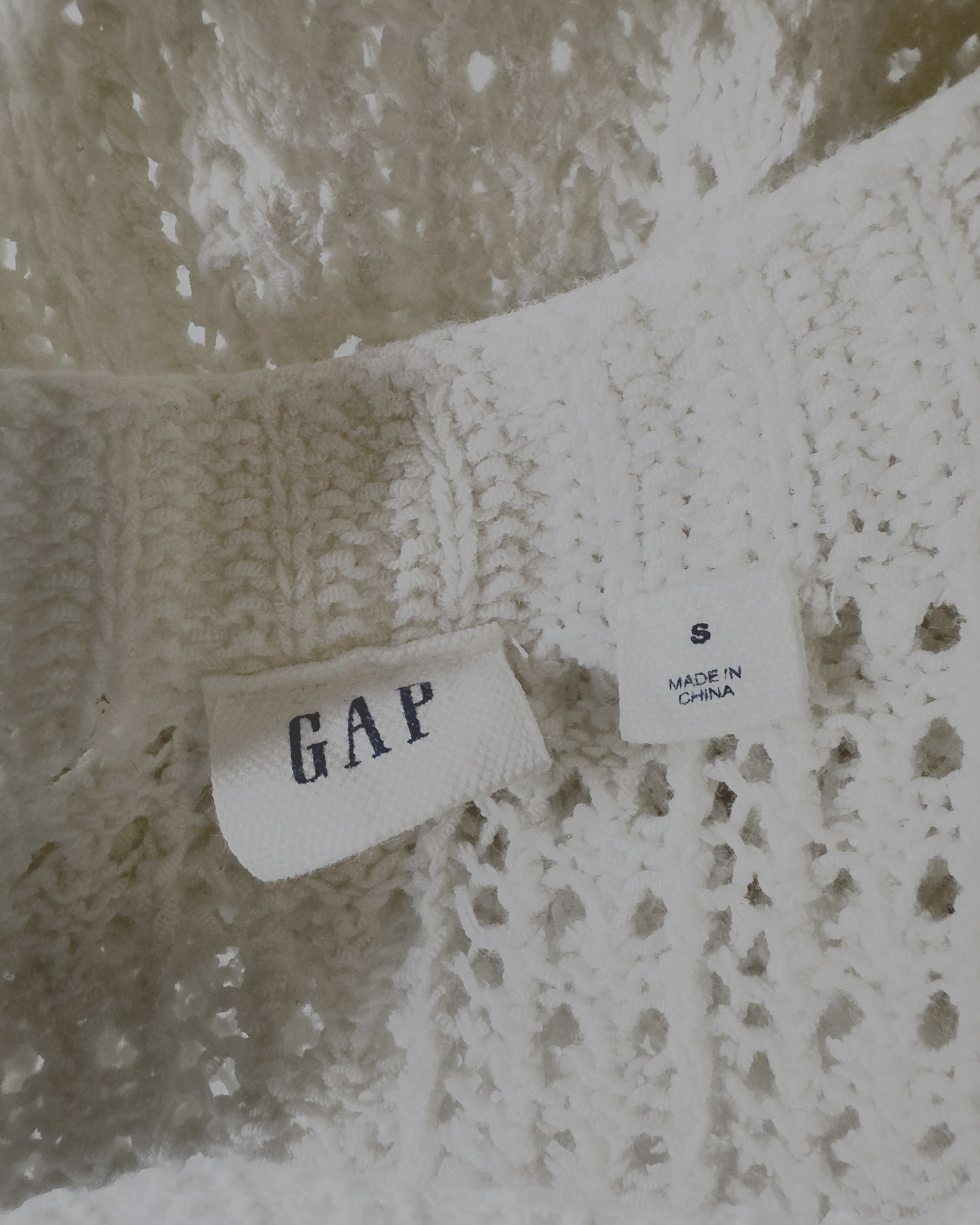 Crocheted Tank Top (S)