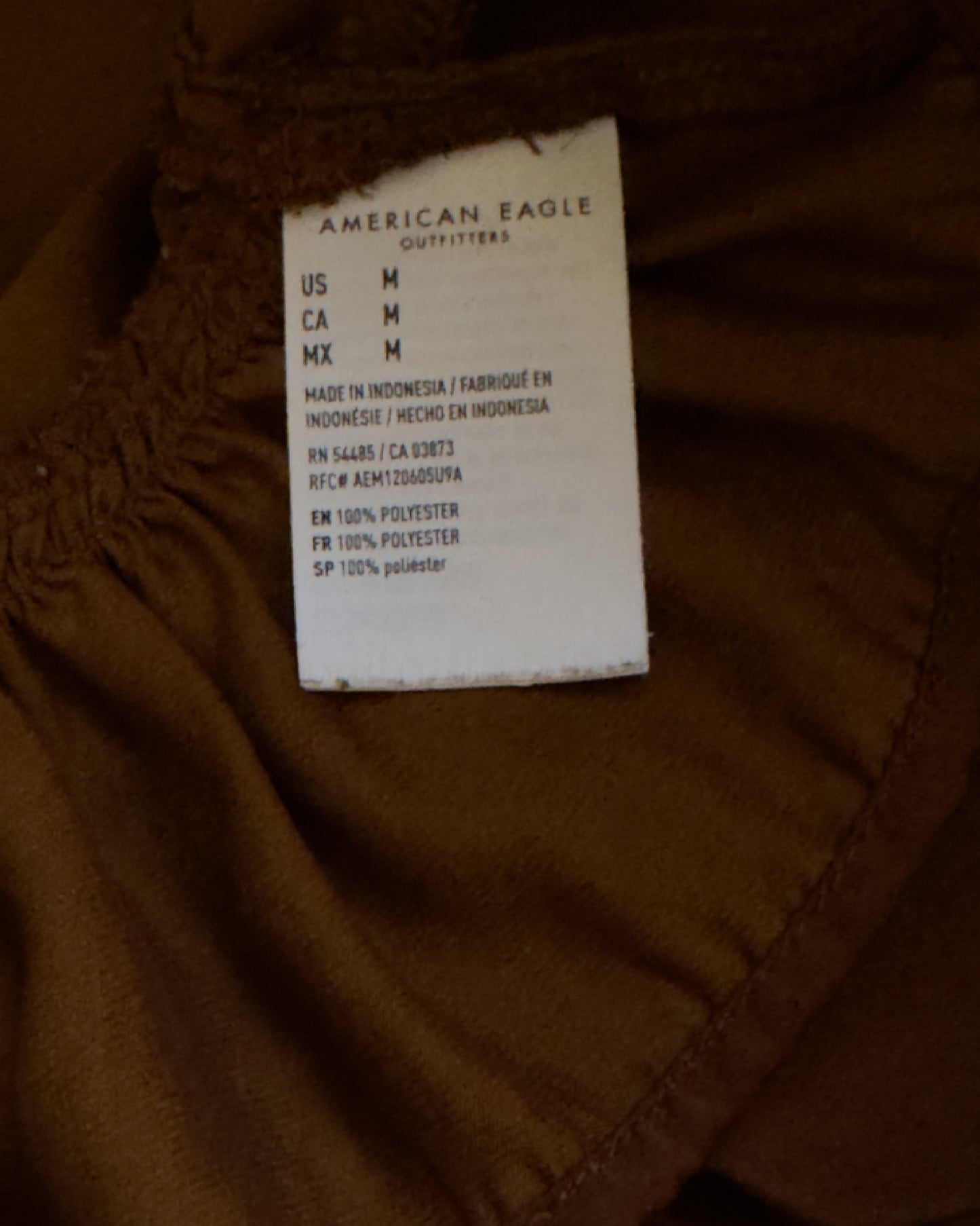 AE Silky Tie Ruffle Cardigan (M)