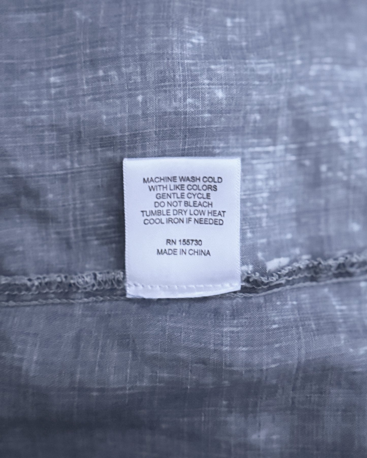 Oversized Denim Peasant Top (S/M)