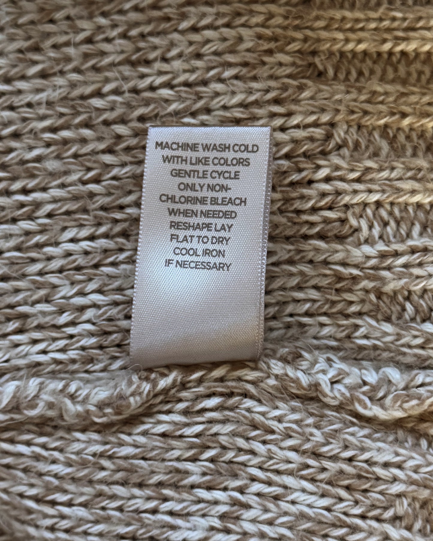 Cozy Cable Knit Cowl Neck Sweater (M-XL)