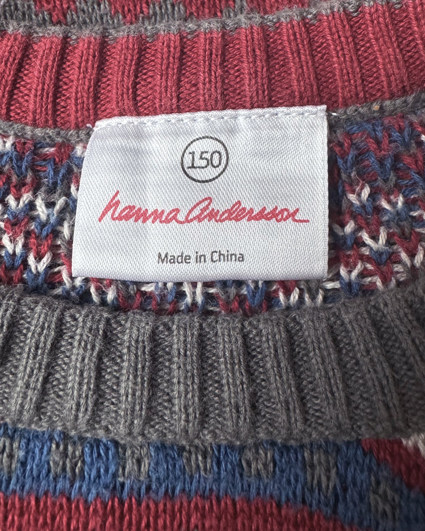 Hanna Andersson Reindeer Christmas Sweater (XS)