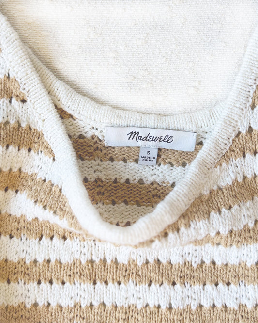 Madewell Striped Sweater Tank (S)