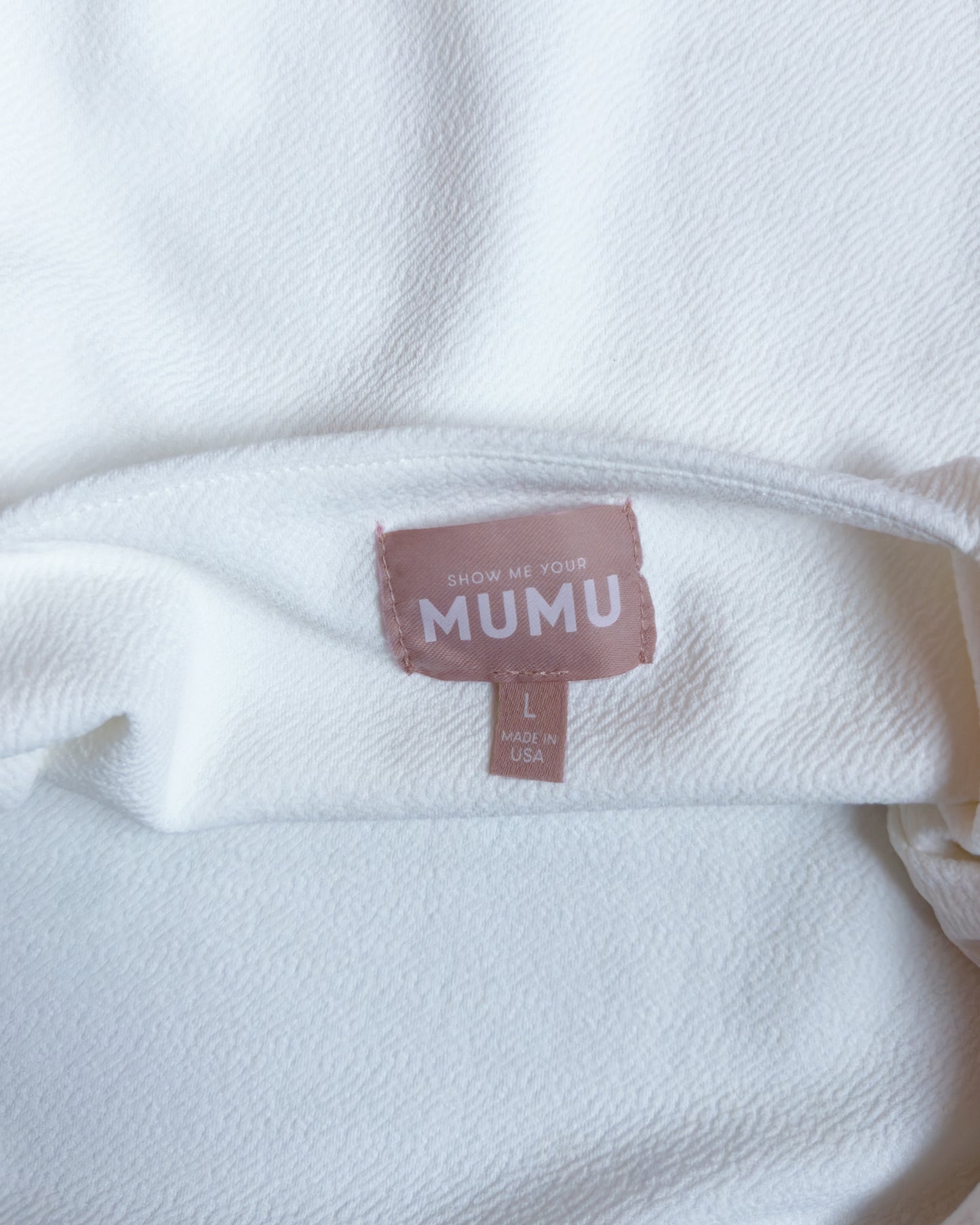 MUMU Ruffle Sleeve Bodysuit (M/L)