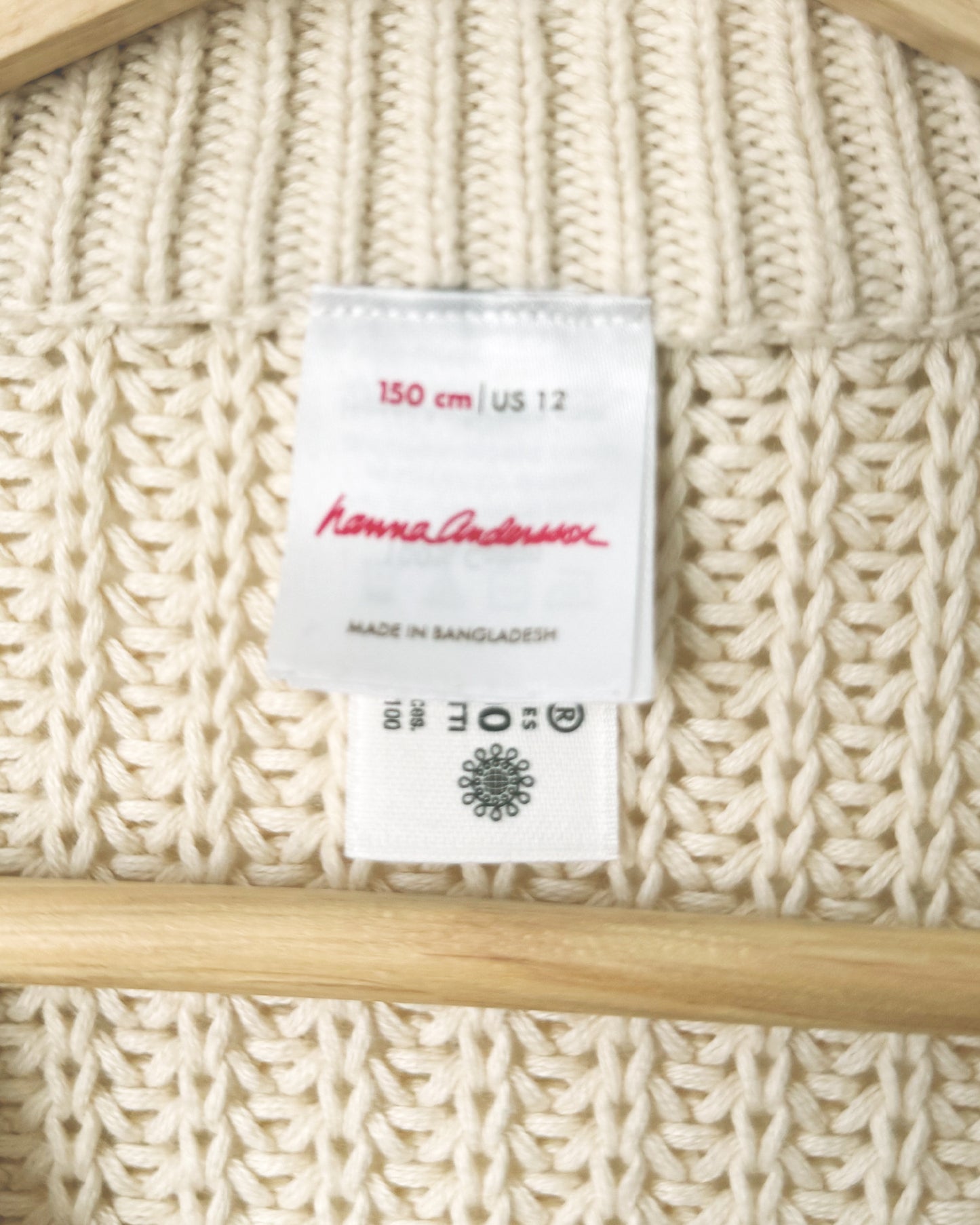 Hanna Andersson Cardigan Sweater (S/M)