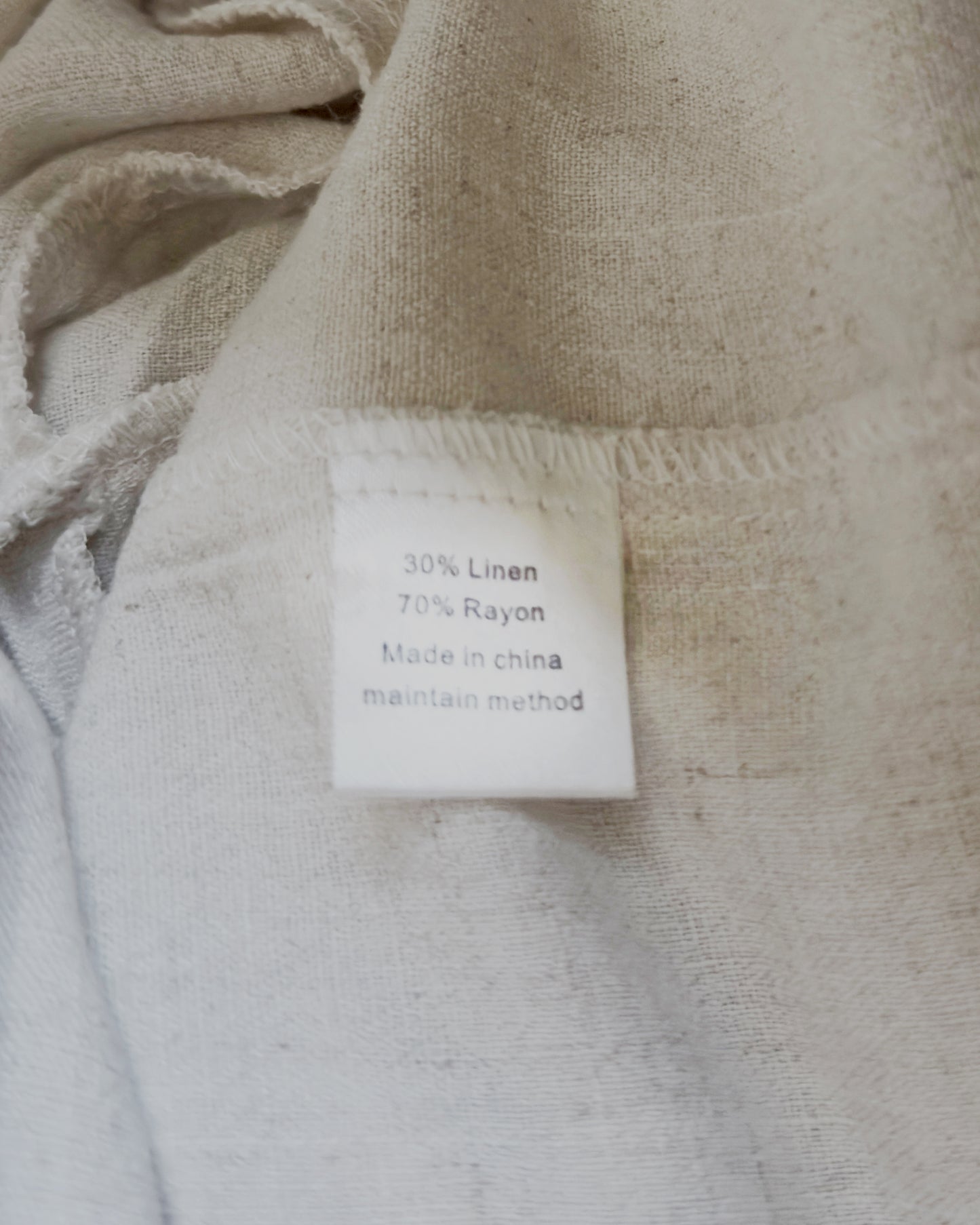 Linen-Blend Romper (XL)