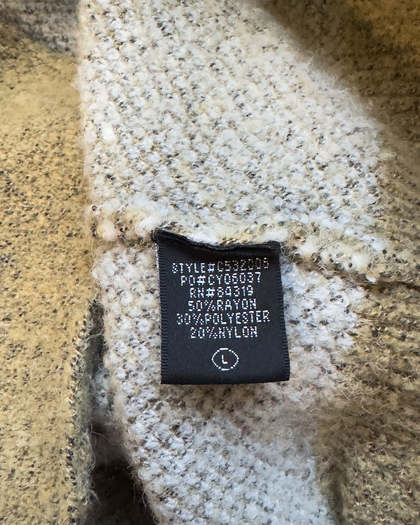 Cozy Grandpa-Core Cardigan (L)