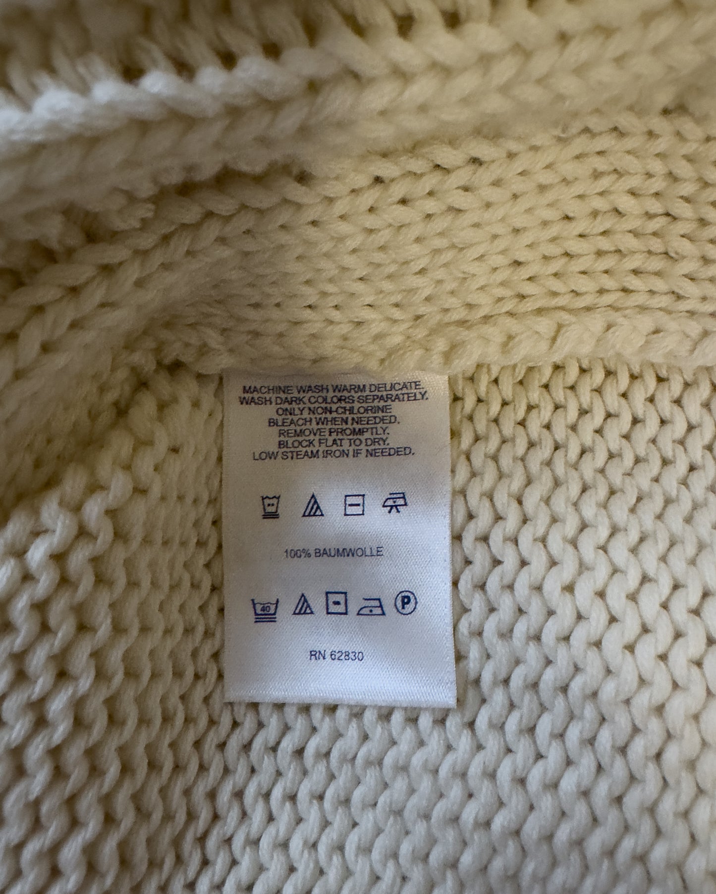 Lands’ End Drifter Cable Knit Sweater (M)