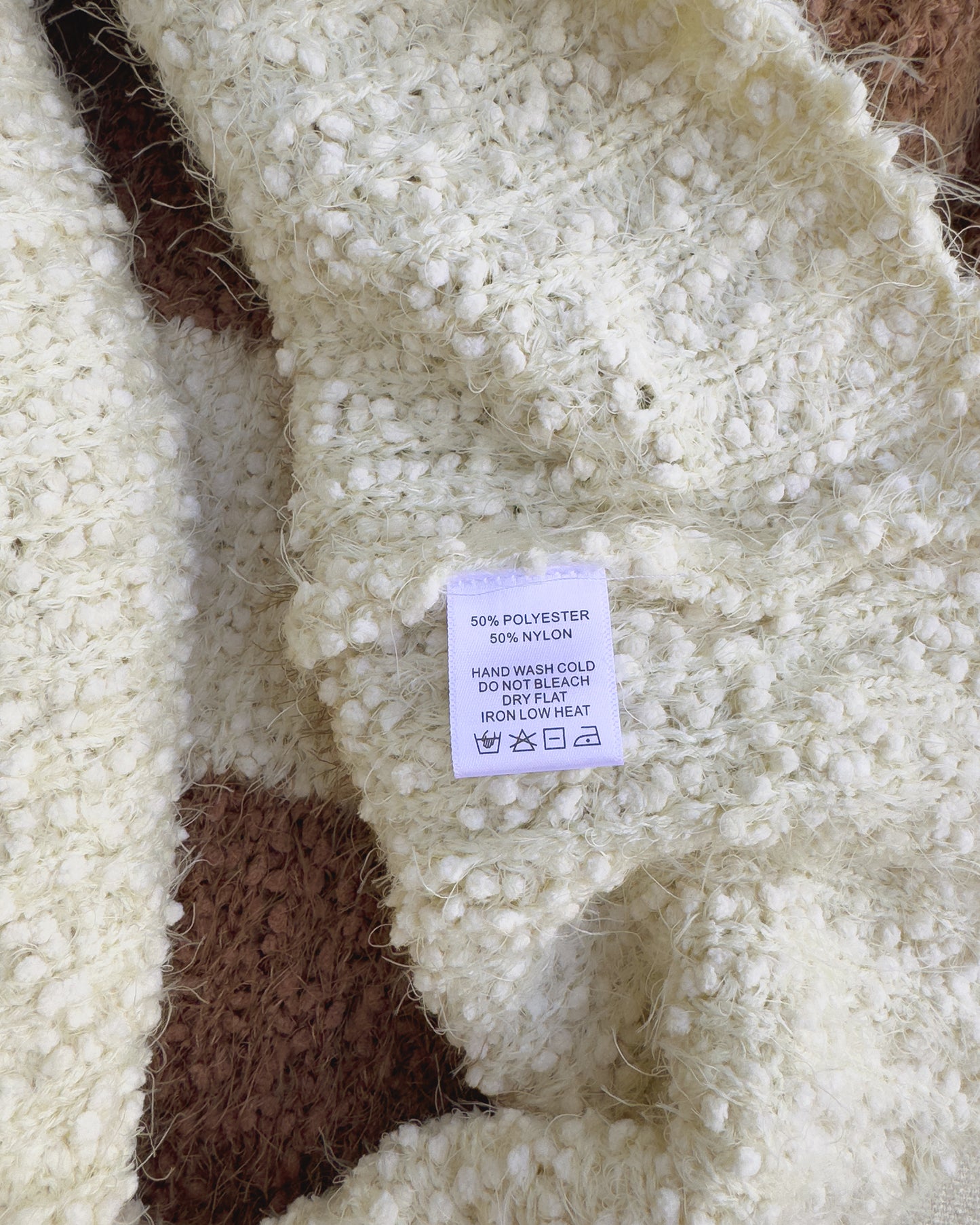 Altar’d State Oversize Stripe Fuzzy Popcorn Sweater (L)