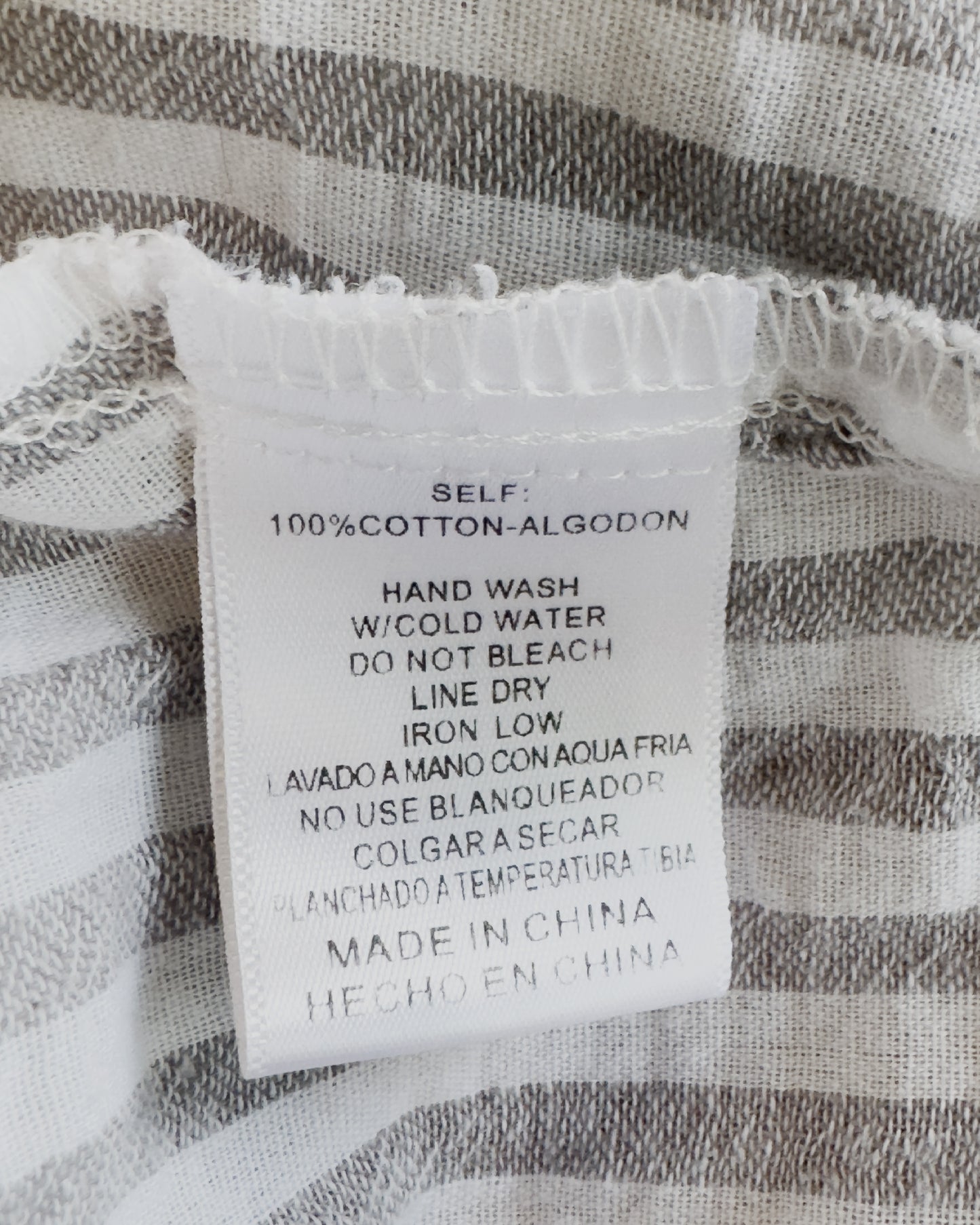 Cotton Oversized Button-Down Top (M)
