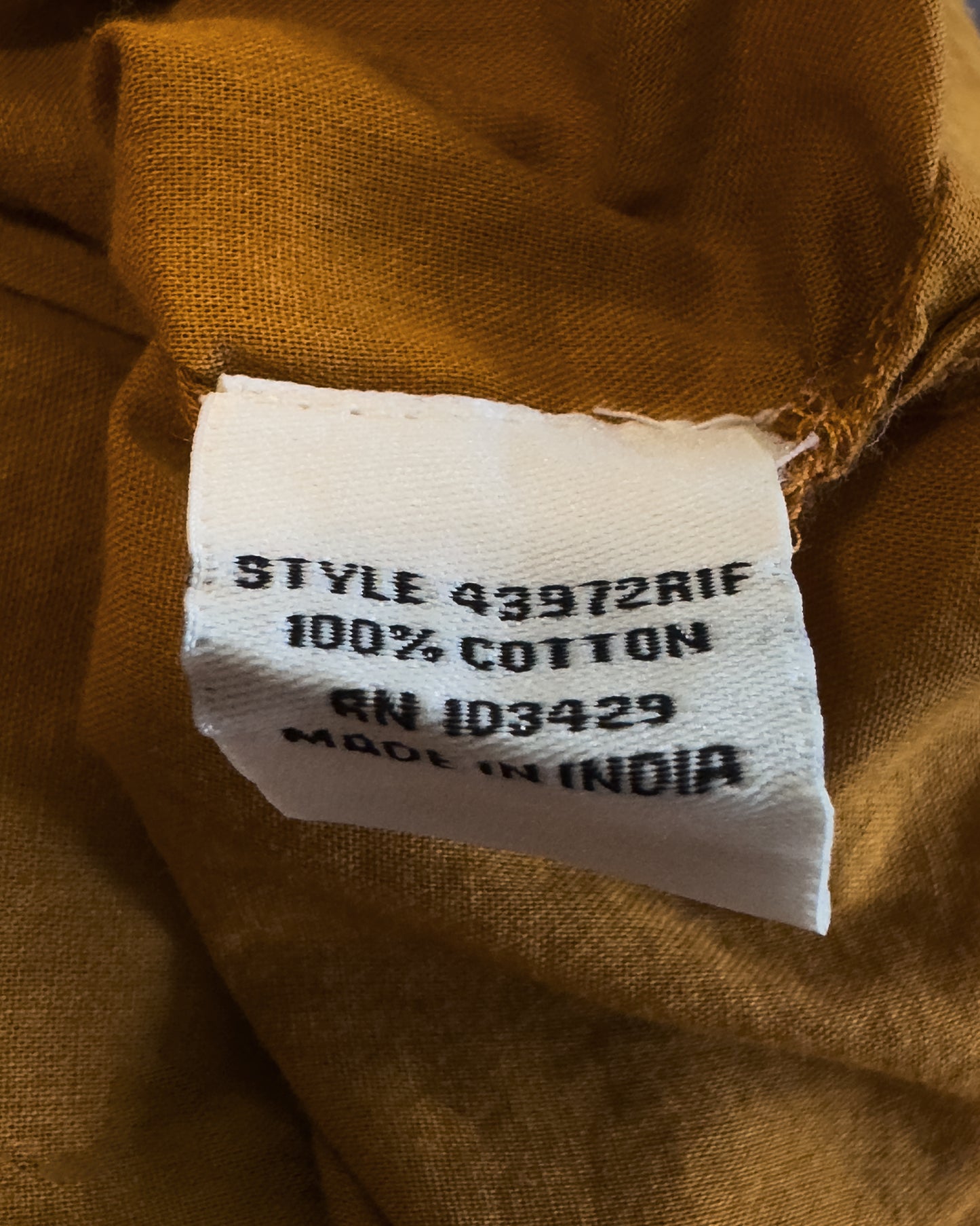 Mustard Cotton Blouse (S)