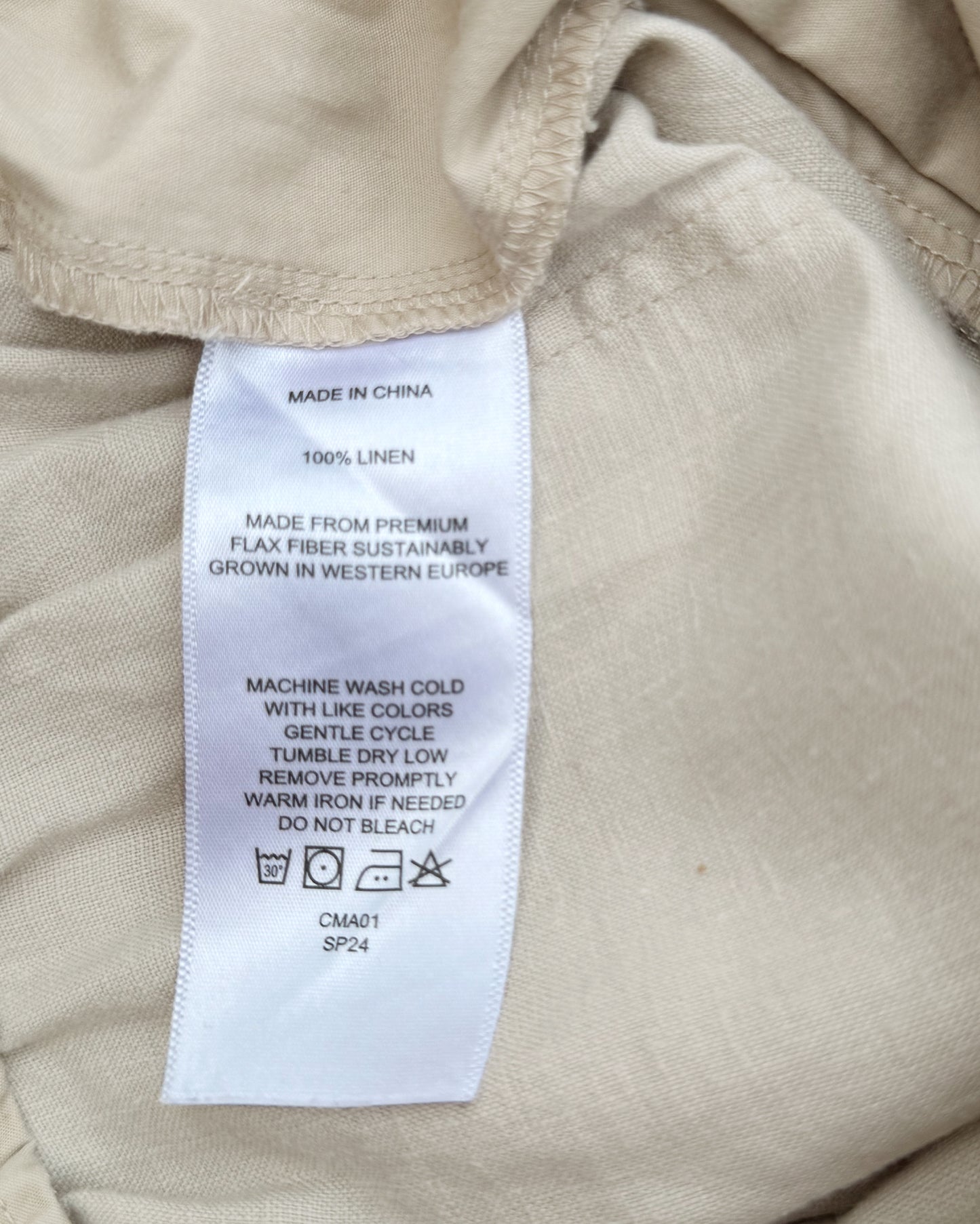 European Linen Pants (S)