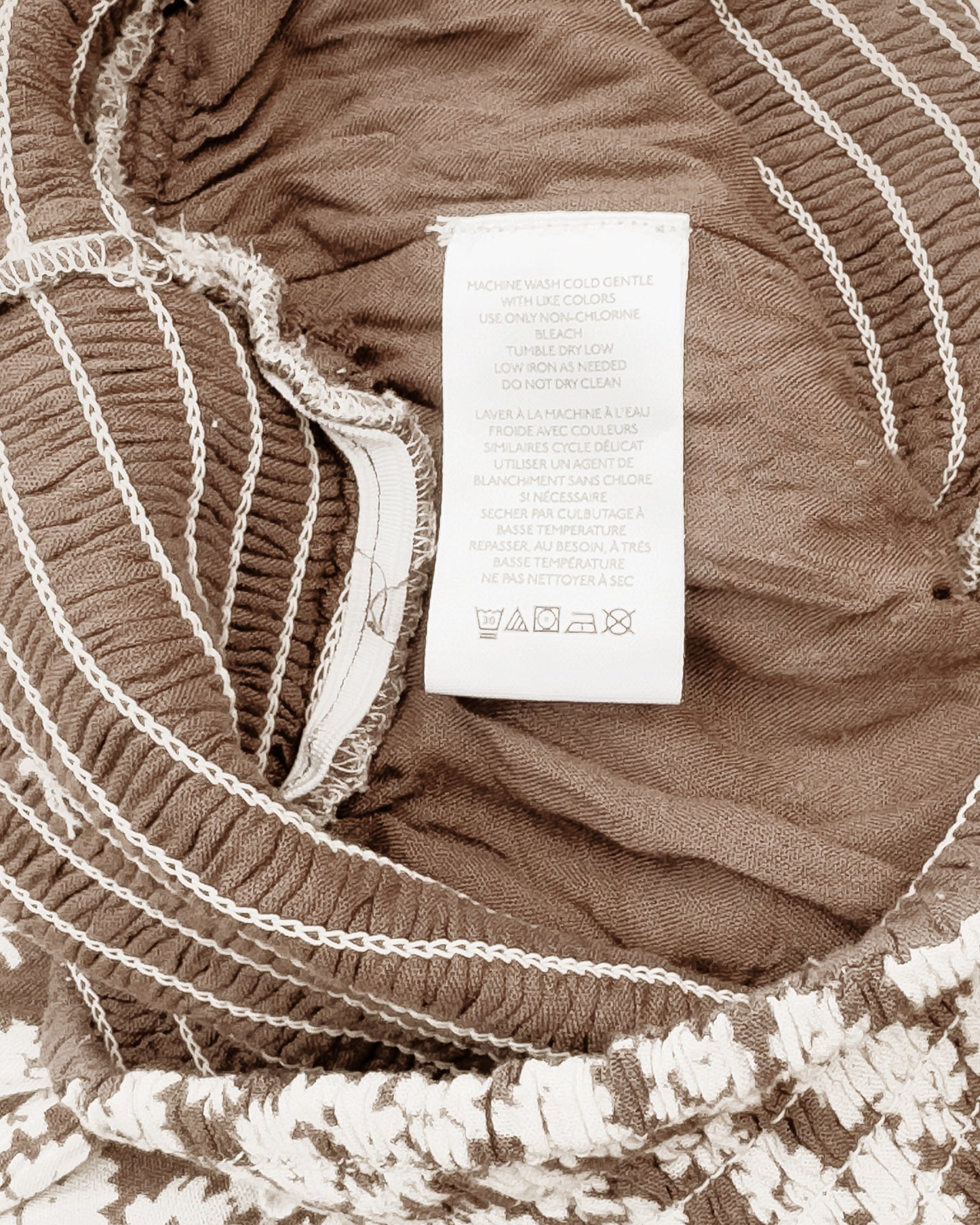 UO Smocked Wide-Leg Jumpsuit (S)