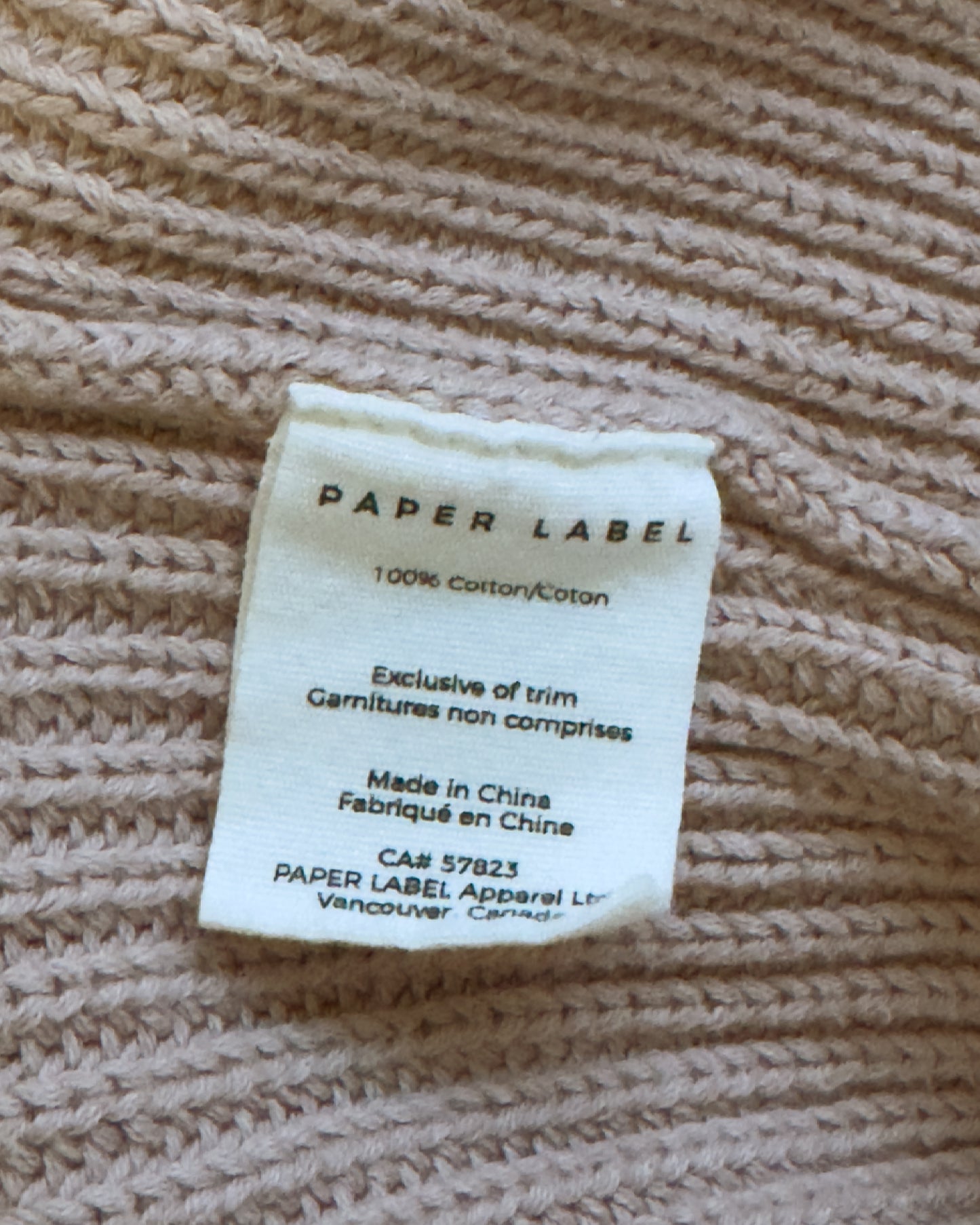 Cotton Oversized Knit Cardigan (S)