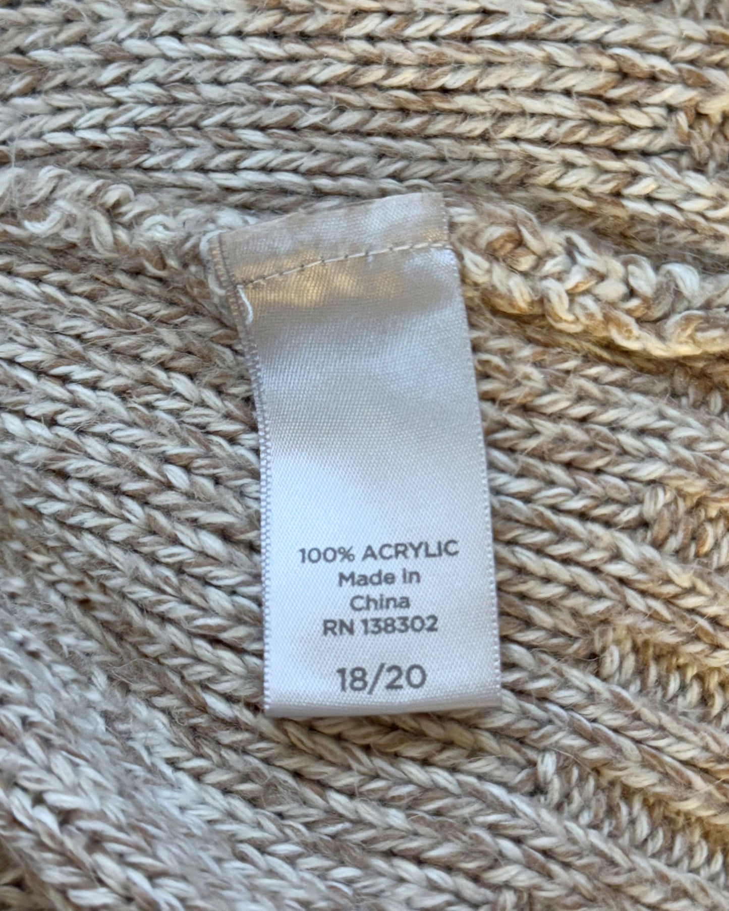 Cozy Cable Knit Cowl Neck Sweater (M-XL)