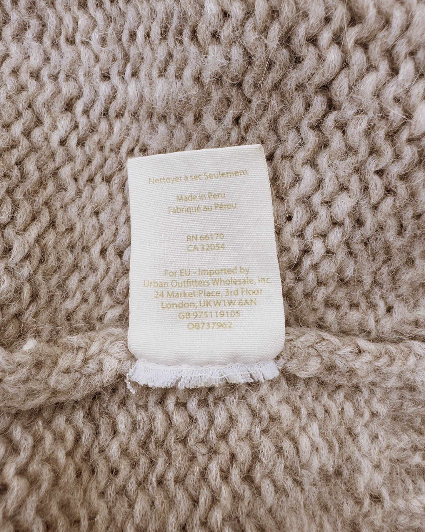 Free People Alpaca Wool Blend Sweater (L)