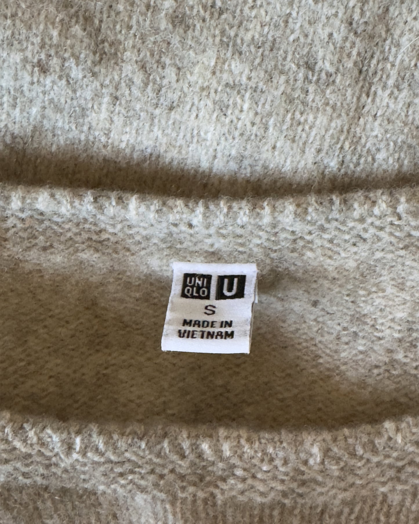 Soft Wool Midi Sweater Dress (S)