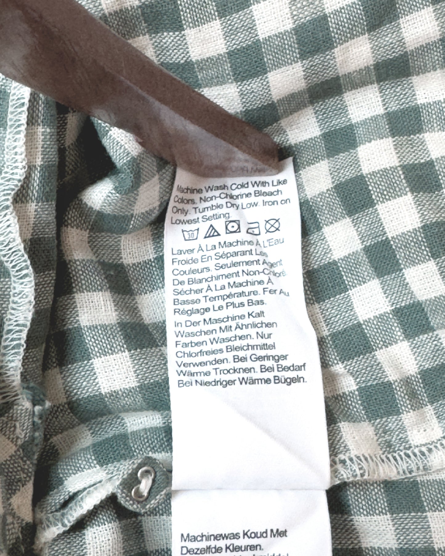 Madewell Embroidered Gingham Swing Top (S)