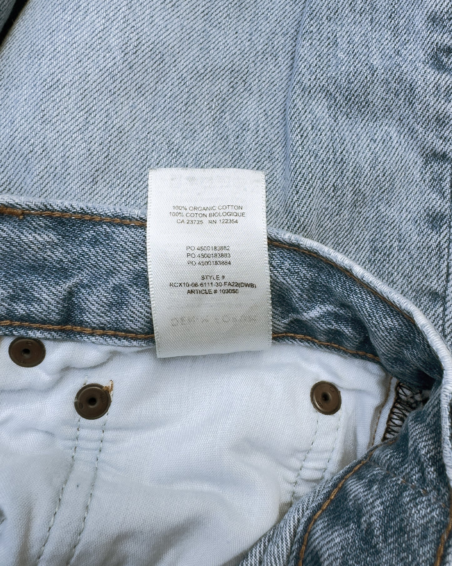 Organic Cotton High-Rise Wide Leg Jeans (27)