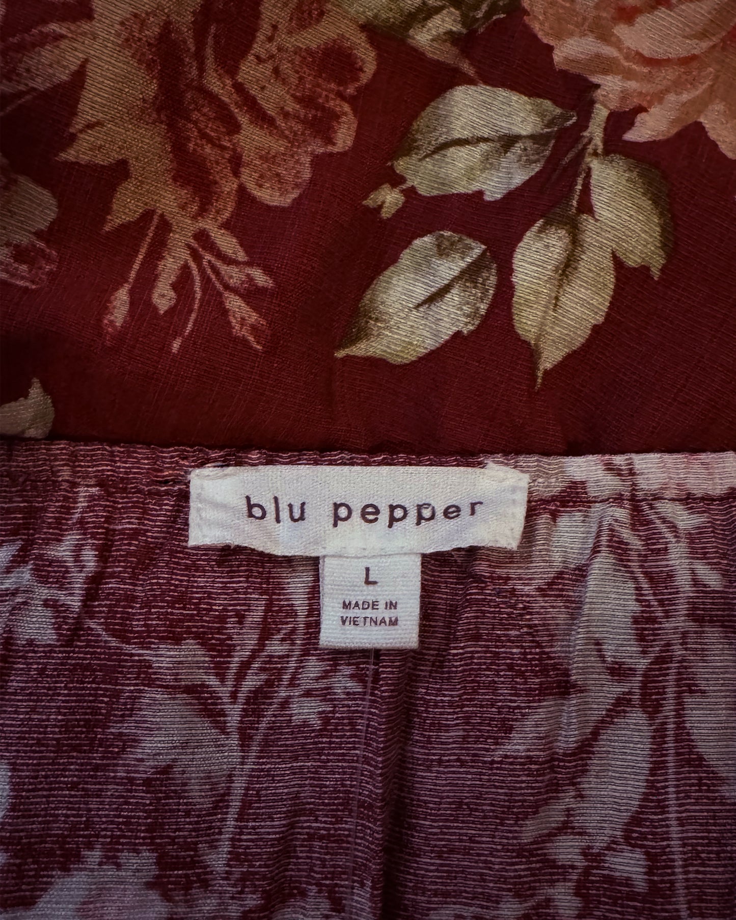 NEW Floral Ruffle Trim Dress (S)