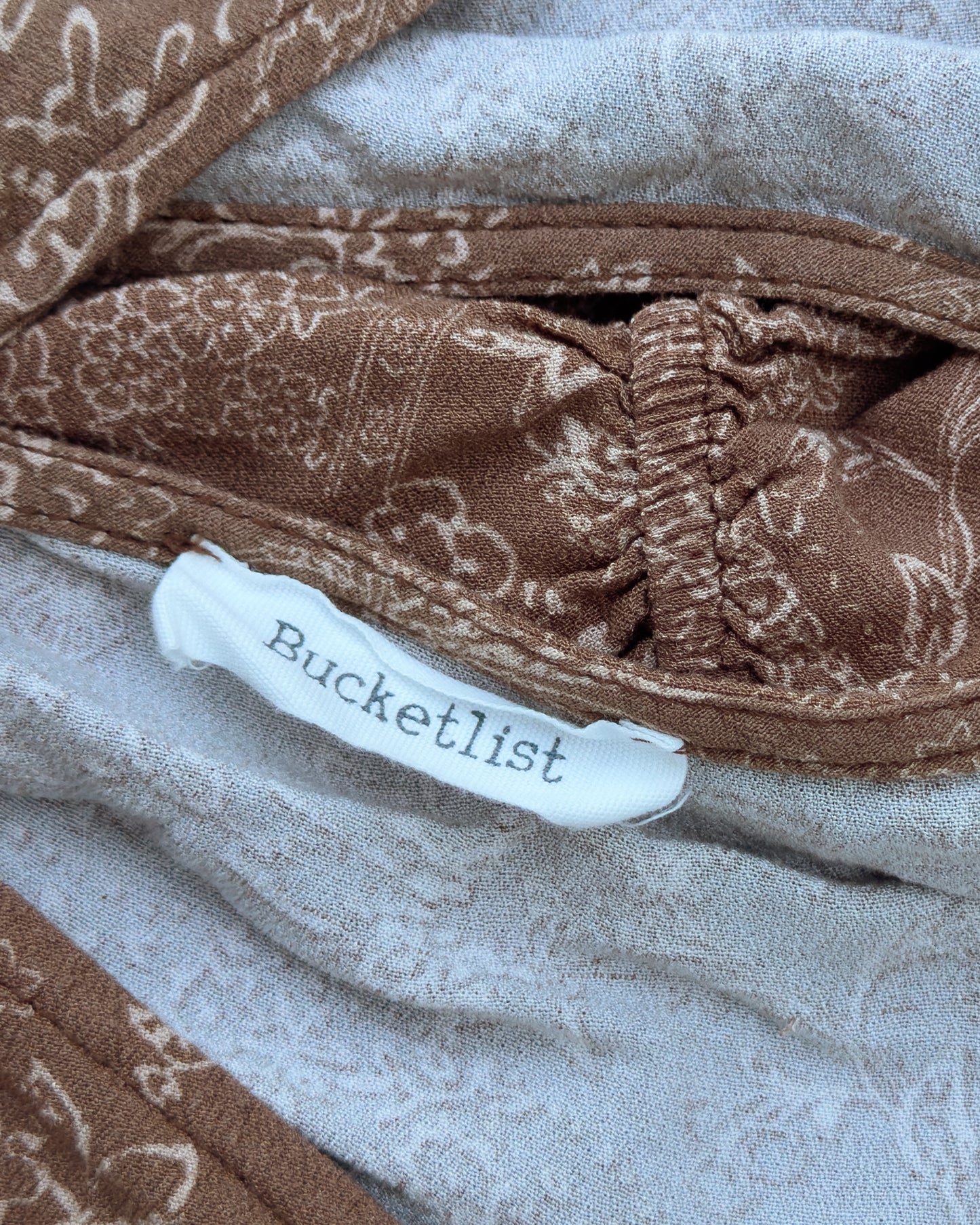 V-neck Shirred Top (M)