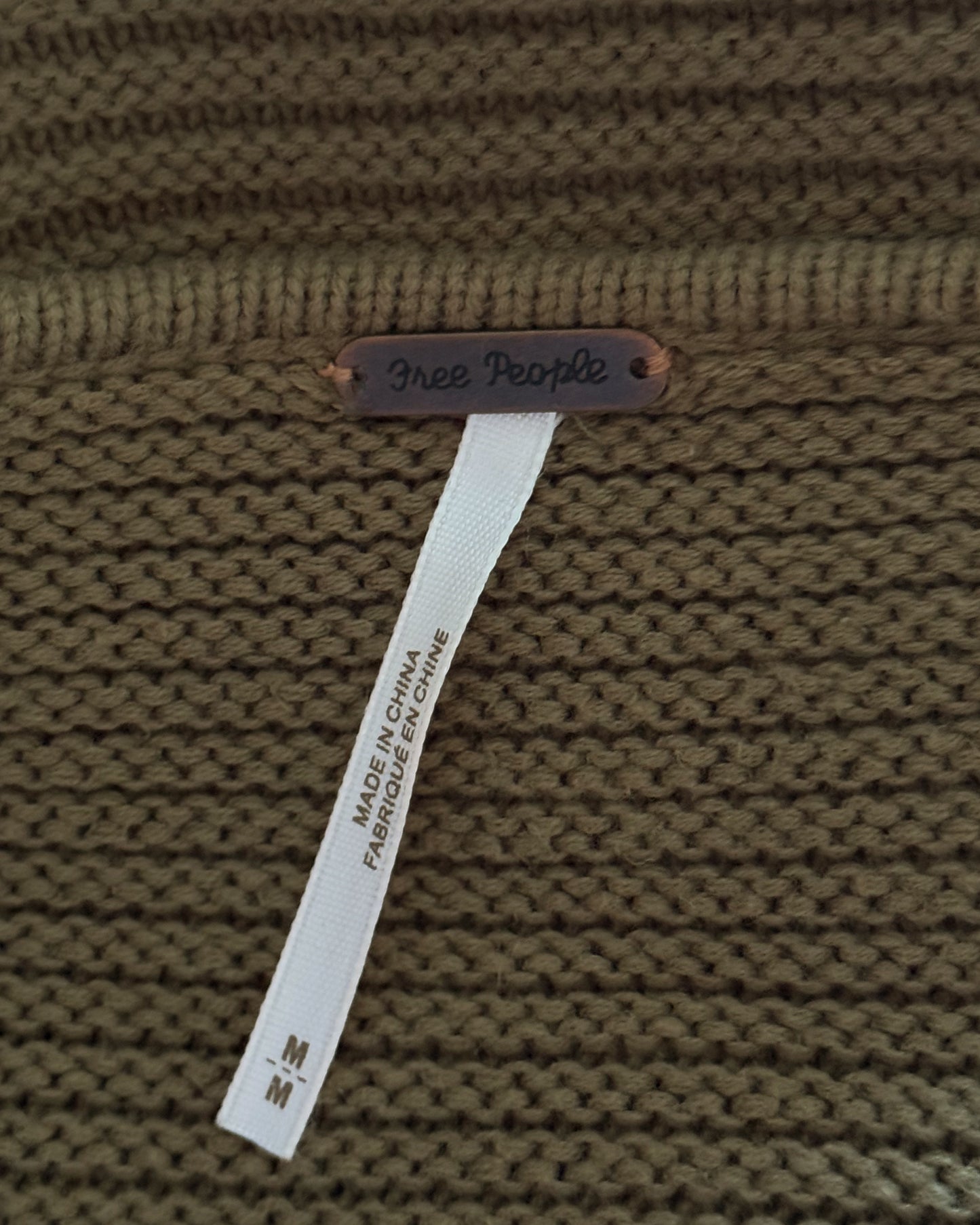 Free People La Brea V-Neck Sweater (M/L)