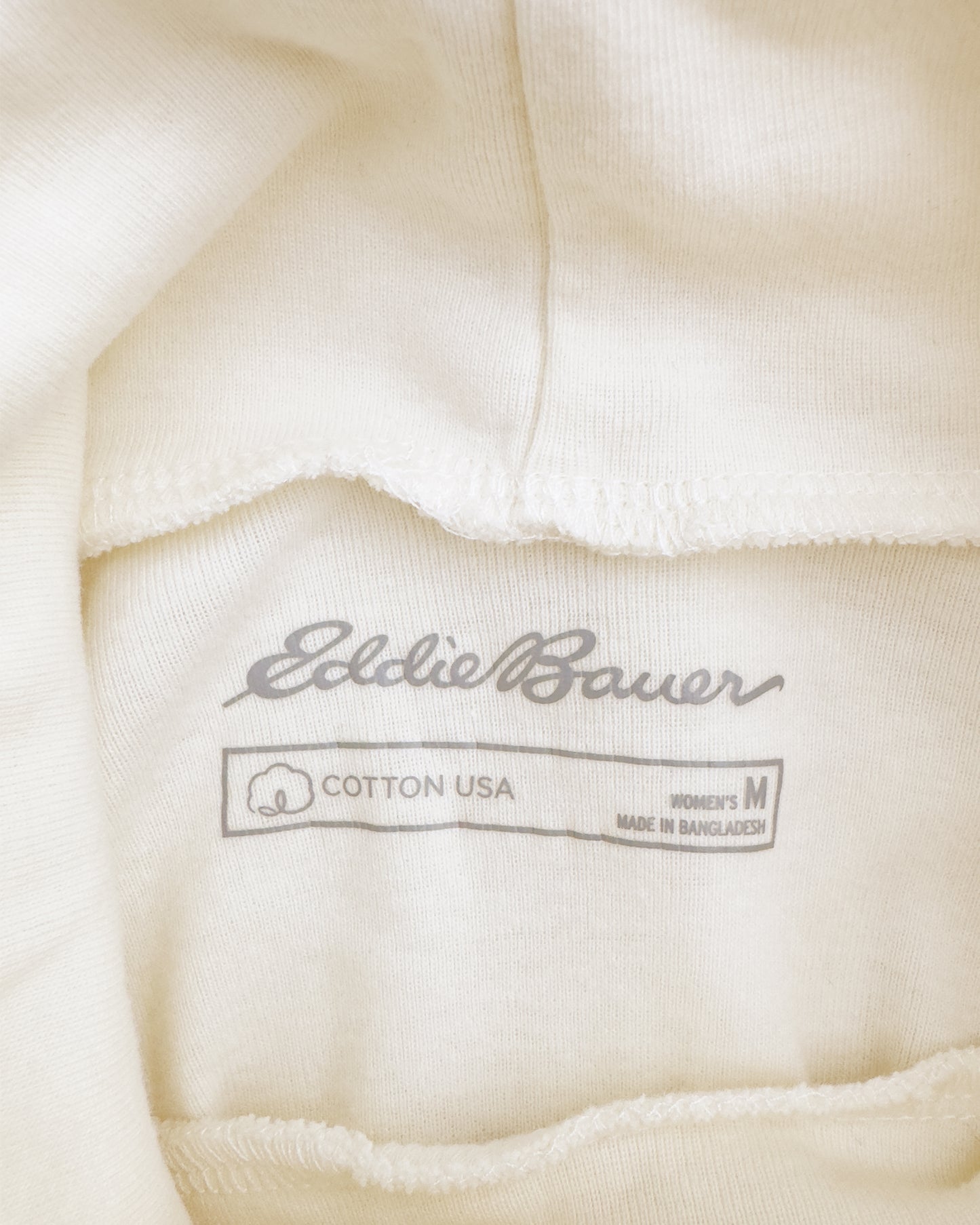 Cotton Long-Sleeve Turtleneck (M)