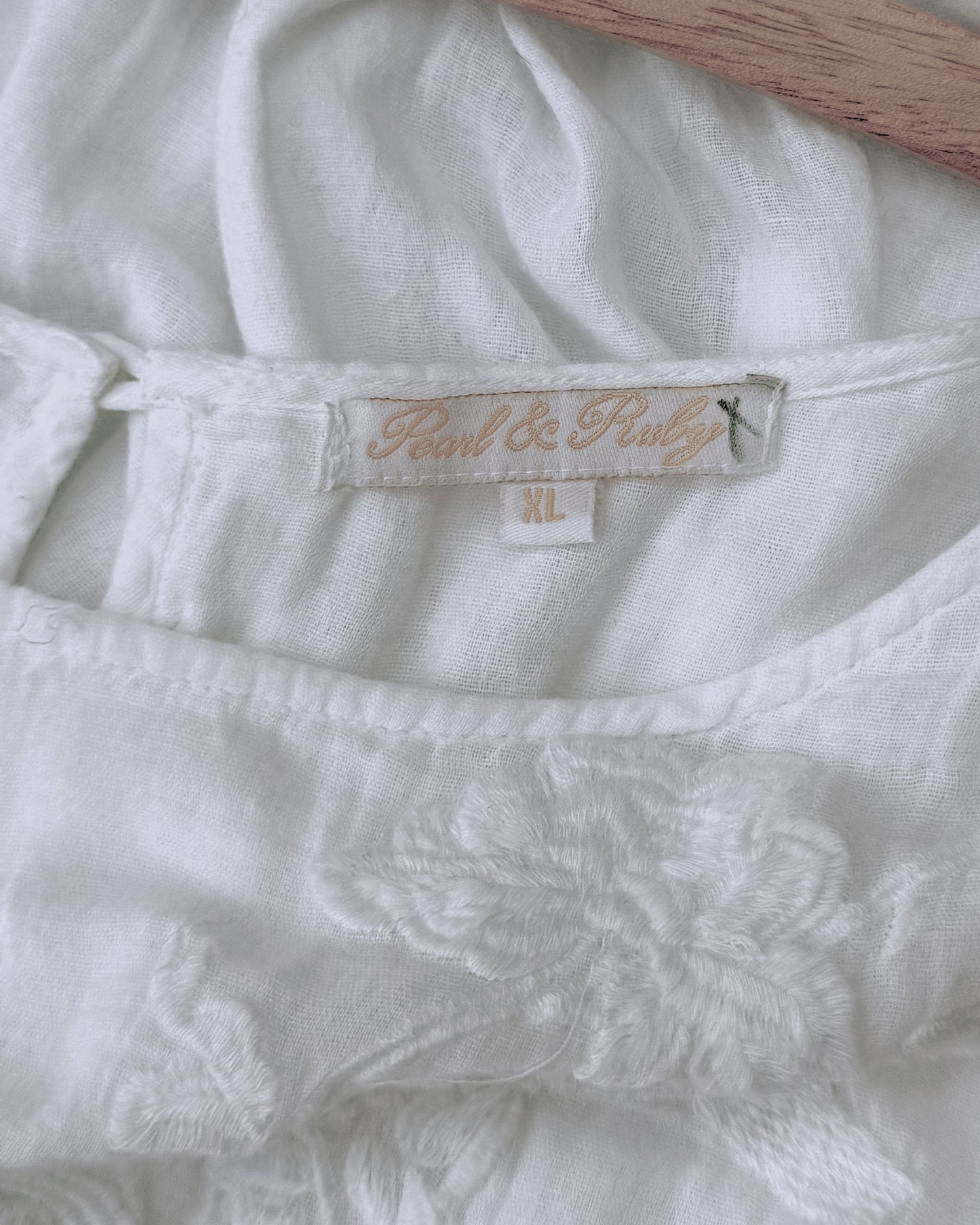 Embroidered Cotton Maxi Dress (M - XL)