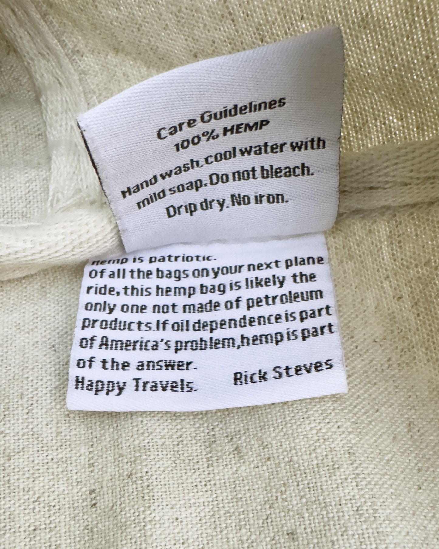 Civita 100% Hemp Day Pack (13”x10 x7”)