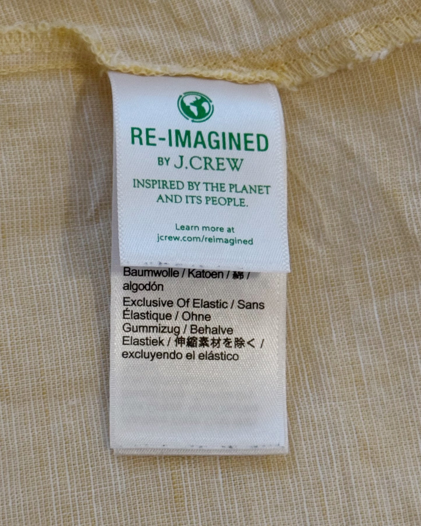 Honey Smocked Linen|Cotton Dress (M/L)
