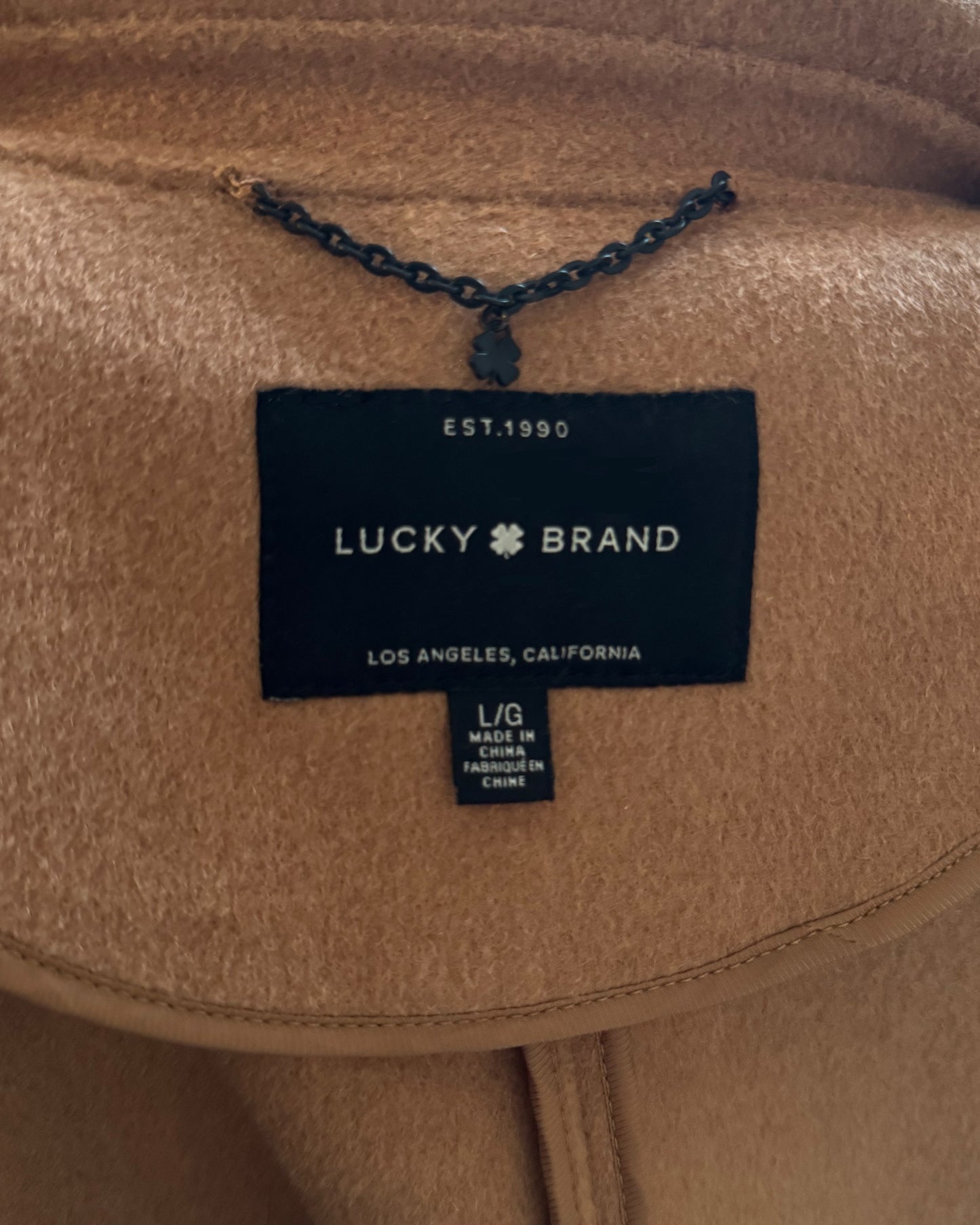 Soft Wool Wrap Coat (L)