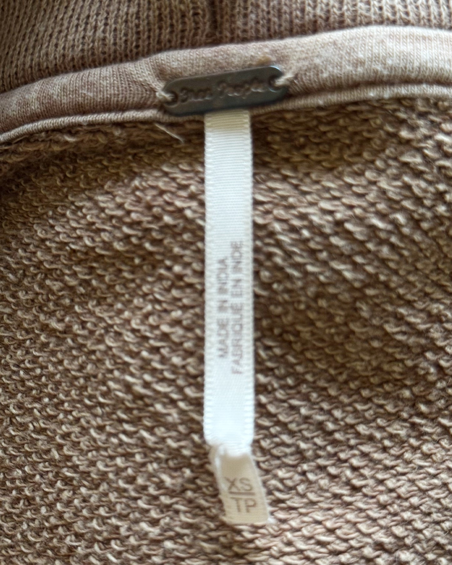 Free People Cropped Hoodie (XS – M)