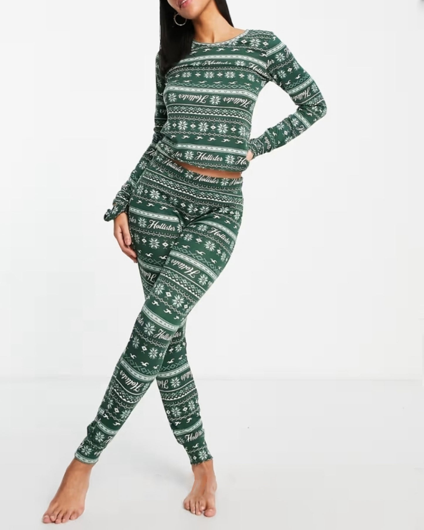 Hollister Christmas Pajama Set (XS)