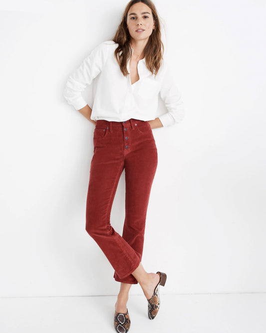 Madewell Corduroy Cali Demi-Boot Jeans (27)