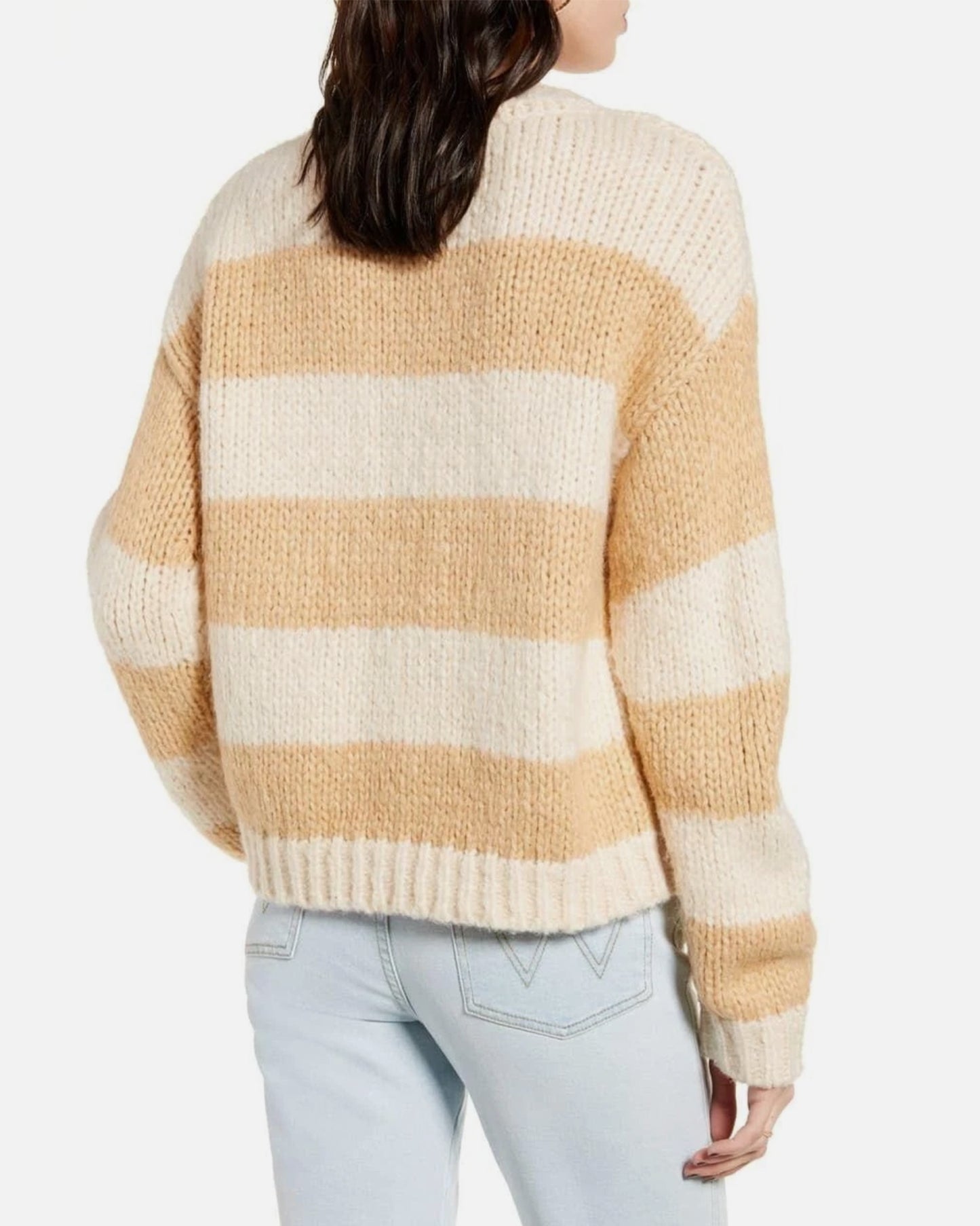 Chunky Stripe Knitted Sweater (M)