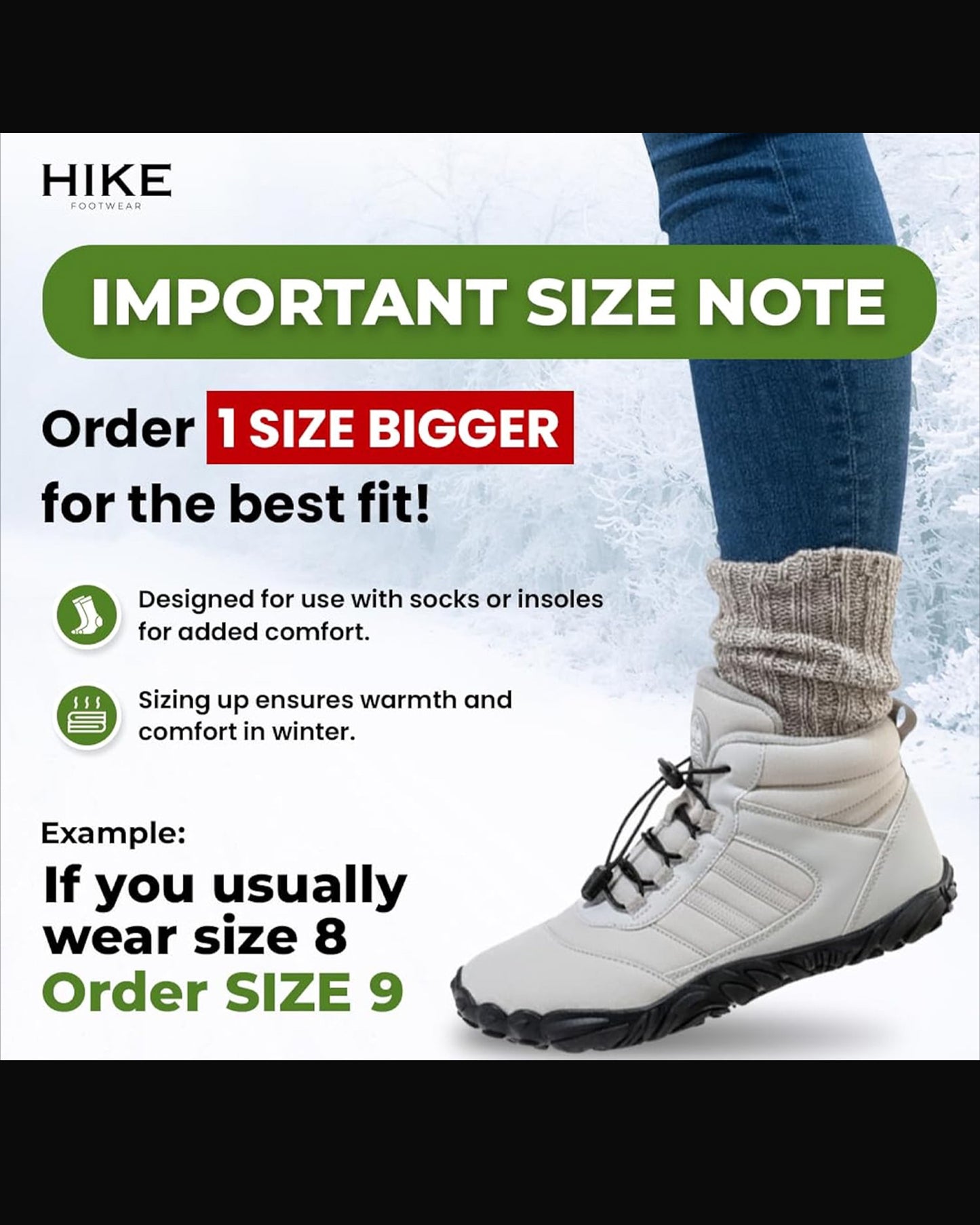 Hike Barefoot Pro Hiking | Running Boots (10W)