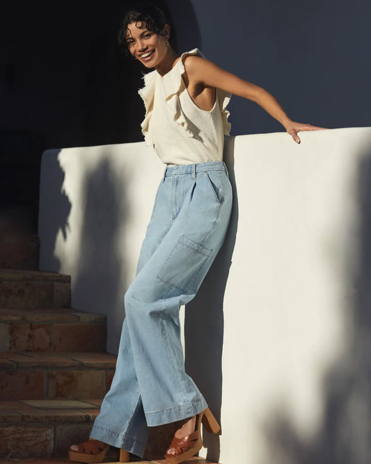 Joe’s High Rise Wide Leg Jeans (26)