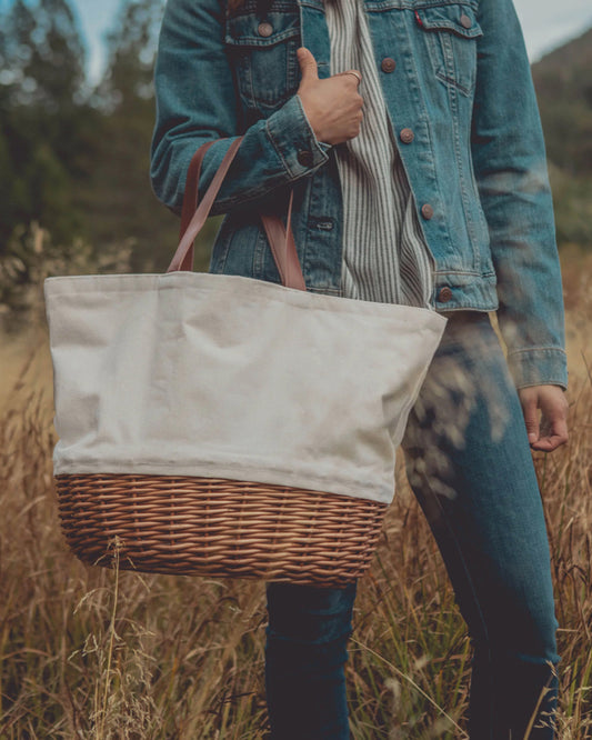 Collapsible Picnic Basket Tote
